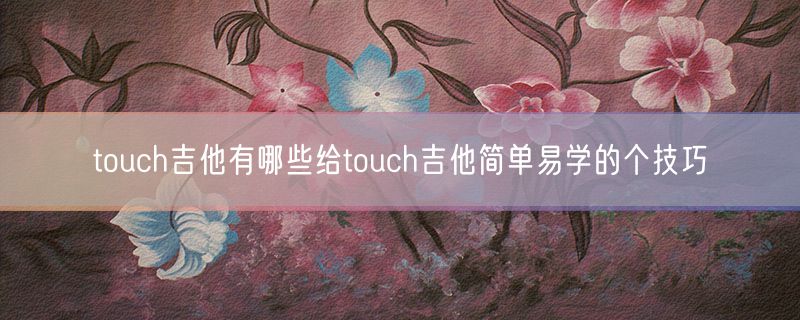 <strong>touch吉他有哪些给touch吉他简单易学的个技巧</strong>